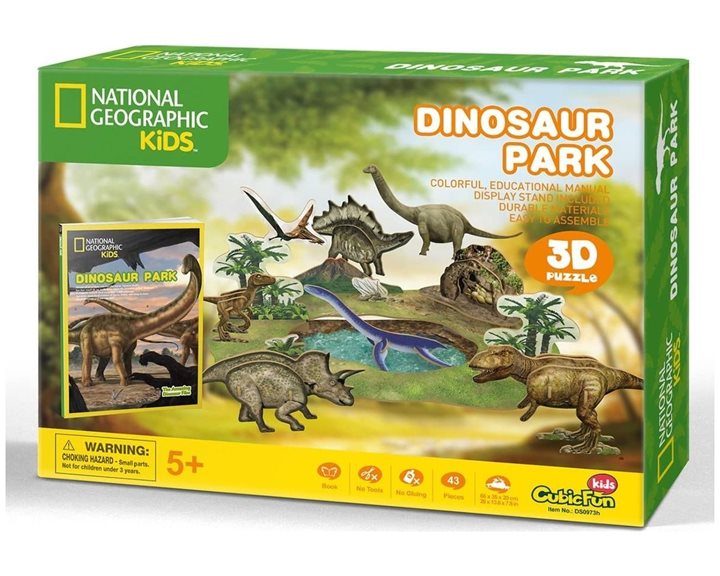 Παζλ 3d National Geographic Dinosaur Park