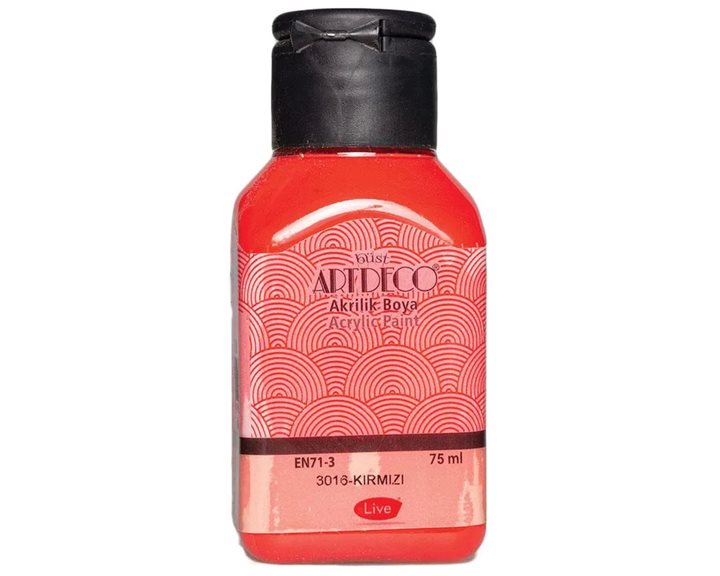 Artdeco 75 ml Ακρυλικό Red 3016