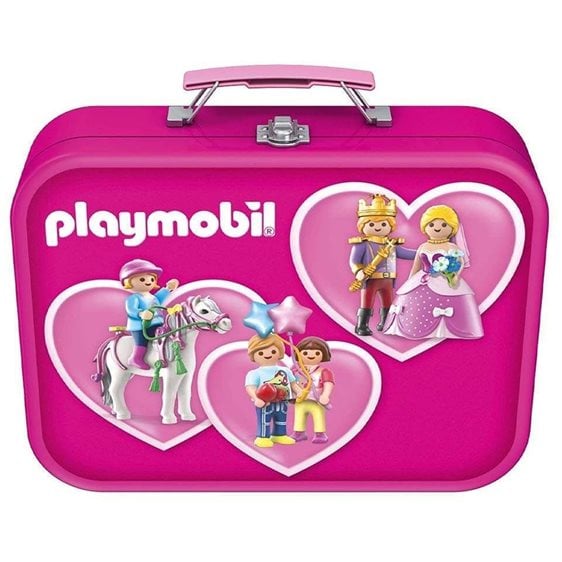 Παζλ Schmidt Spiele Playmobil Μεταλλ. Βαλιτσάκι, 2x60 & 2x100 τεμ.56498