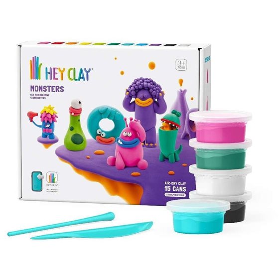 Κατασκευές Με Πηλό Hey Clay Monsters 15018