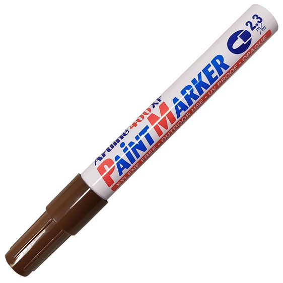 Μαρκαδόρος Artline EK-400XF Paint Marker 2.3mm Καφέ
