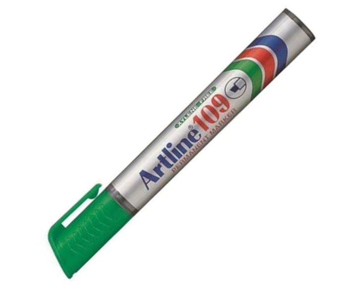 Μαρκαδόρος Artline EK-109 Ανεξίτηλος Πλακέ 2.0-5.0 Πράσινο