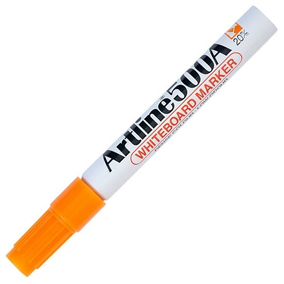 Μαρκαδόρος Artline EK-500Α Whiteboard Στρογγυλή Μύτη 2.0mm Πορτοκαλί