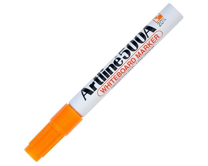 Μαρκαδόρος Artline EK-500Α Whiteboard Στρογγυλή Μύτη 2.0mm Πορτοκαλί