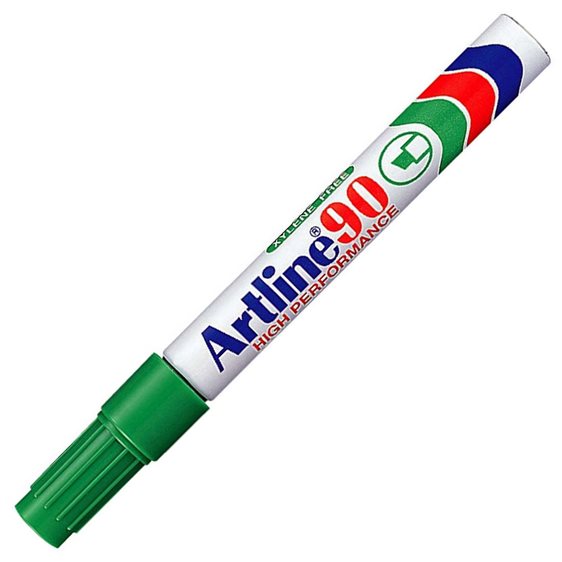 Μαρκαδόρος Artline EK-90 Ανεξίτηλος Πλακέ 2.0-5.0mm Πράσινο