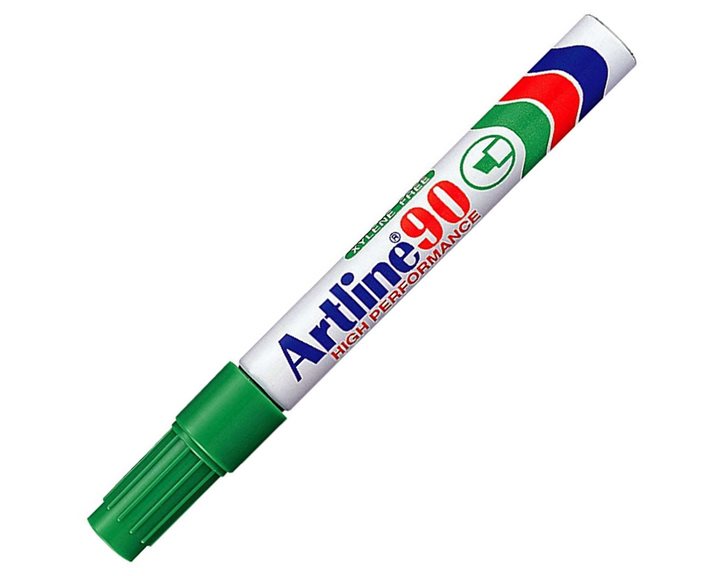 Μαρκαδόρος Artline EK-90 Ανεξίτηλος Πλακέ 2.0-5.0mm Πράσινο