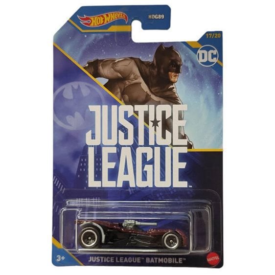 Mattel Αυτοκινητάκια Hot Wheels Batman Justice League Batmobile