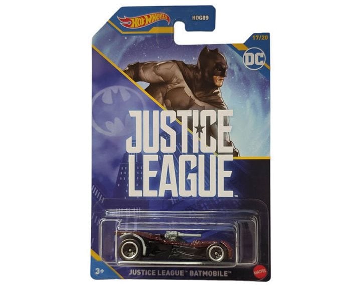 Mattel Αυτοκινητάκια Hot Wheels Batman Justice League Batmobile
