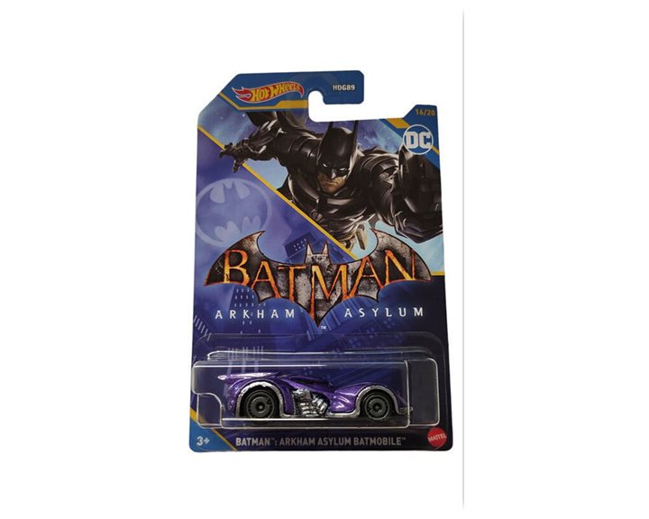 Mattel Αυτοκινητάκια Hot Wheels Batman Arkham Asylum Batmobile