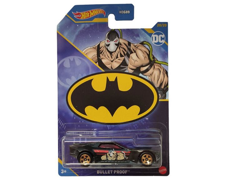 Mattel Αυτοκινητάκια Hot Wheels Batman Bullet Proof