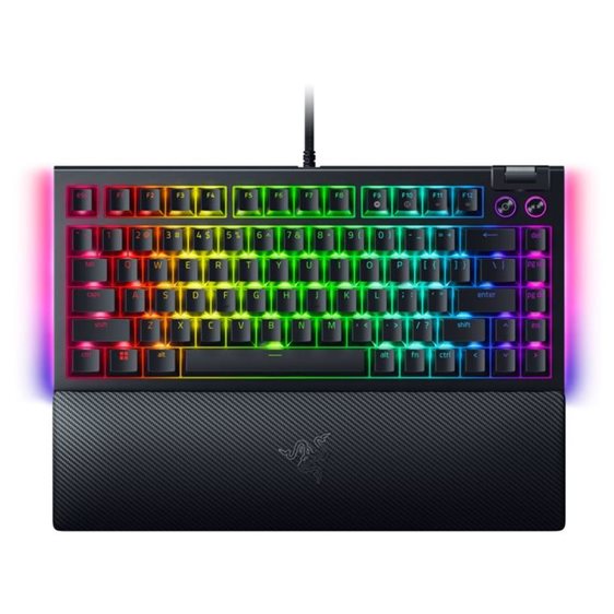 Razer BLACKWIDOW V4 75% - Mechanical RGB Gaming Keyboard - Hot-Swappable - Orange Tactile Switches