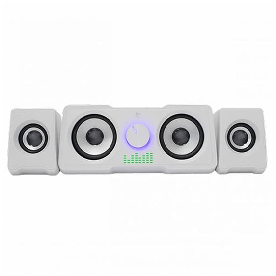 WHITE SHARK RGB GAMING 2.2 SPEAKERS MOOD WHITE