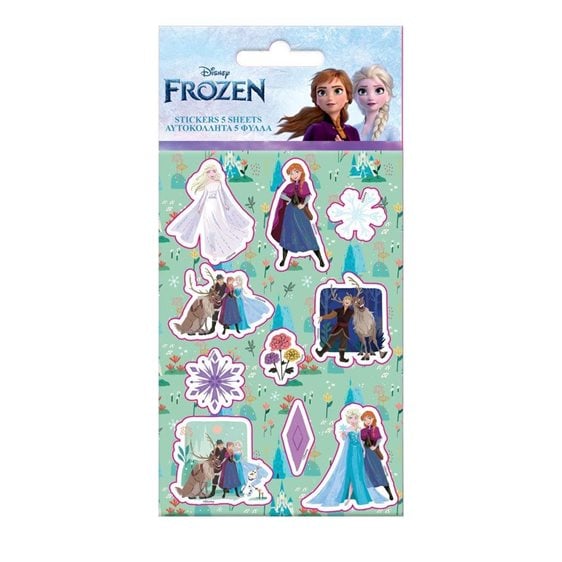 Αυτοκόλλητα  Frozen 8x12 5 φύλλα 000563887