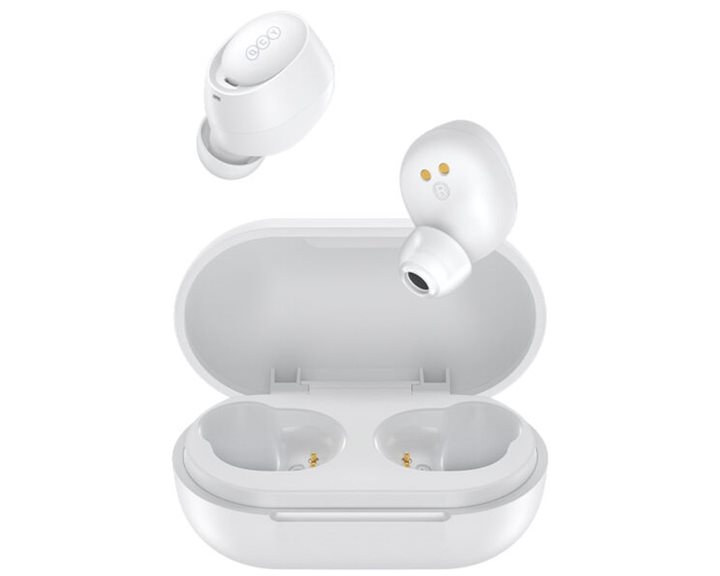 QCY Arcbuds Lite T27 White, Bluetooth 5.3 ENC IPX4 Sweatpfoof 8h - 32h battery, 68ms latency