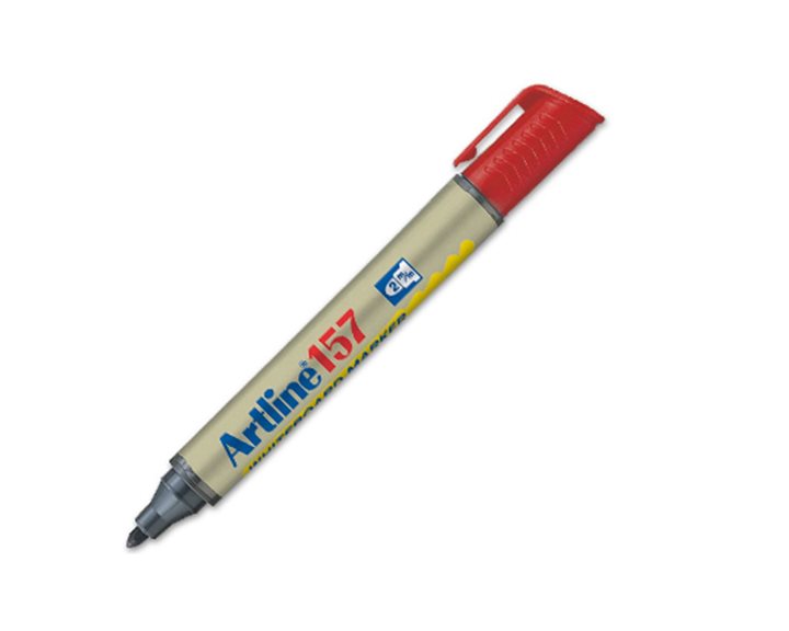 Μαρκαδόρος Artline EK-157 Whiteboard 2.0mm Στρογγυλή Μύτη Κόκκινο