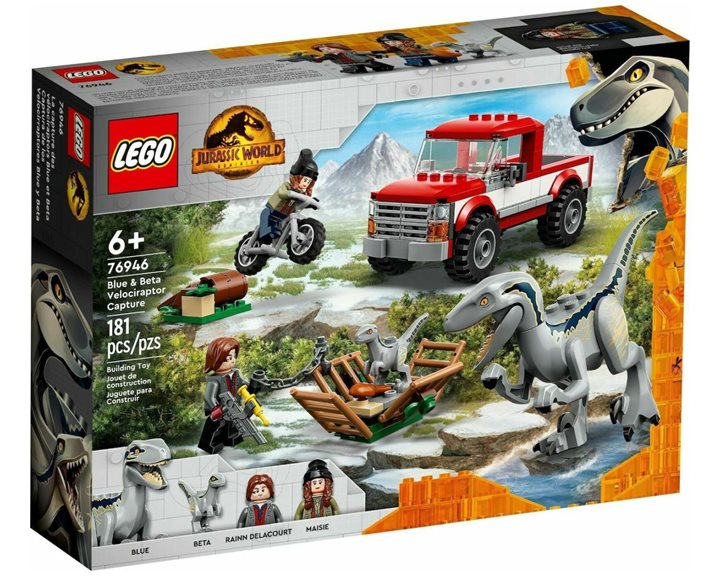 LEGO Jurassic World Σύλληψη Βελοσιράπτορων Μπλου & Μπέτα 76946
