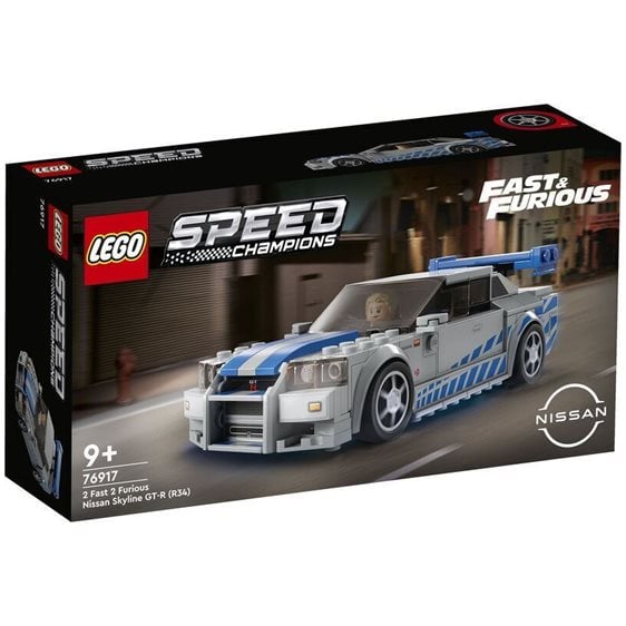 LEGO Speed Champions 2 Fast Furious Nissan Skyline GT-R (R34) 76917