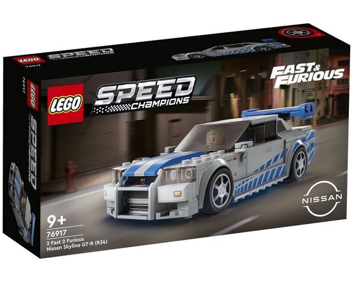 LEGO Speed Champions 2 Fast Furious Nissan Skyline Gt-R (R34) 76917