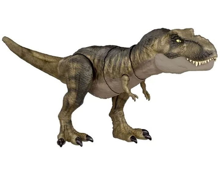 Mattel Jurassic World: Dominion Thrash N Devour Tyrannosaurus Rex Που Χτυπά Και Καταβροχθίζει HDY55