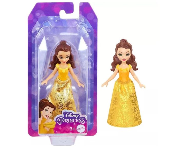 Mattel Disney Princesses Πεντάμορφη Μίνι Κούκλα 9 Cm