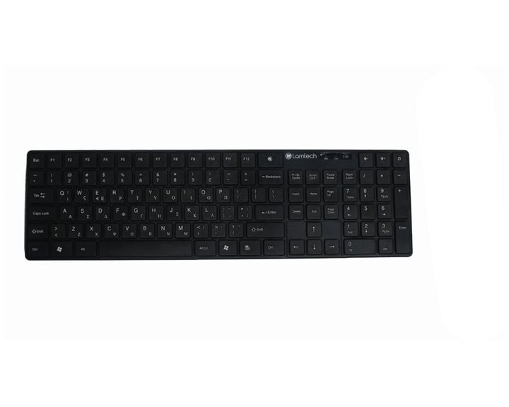 LAMTECH 2.4G WIRELESS FULL SIZE  KEYBOARD 105 KEYS GR LAYOUT BLACK