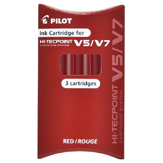 Pilot Ανταλλακτικό για Hi-Tecpoint V5/7 3τεμ. ΚΟΚΚΙΝΟ