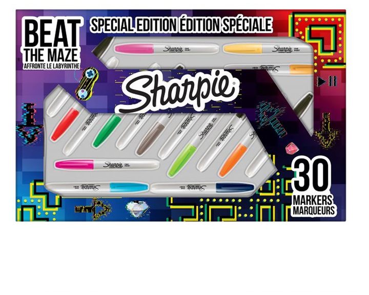 Σετ Μαρκαδόροι Sharpie Beat The Maze Fine 30τμχ
