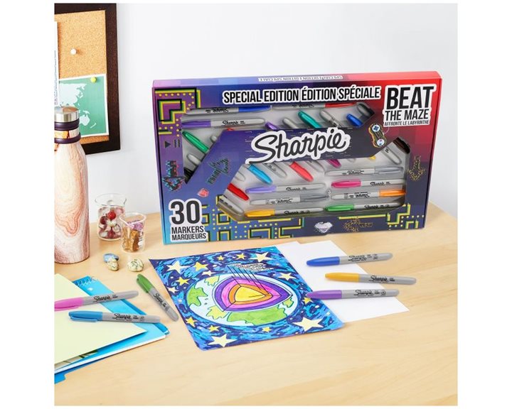 Σετ Μαρκαδόροι Sharpie Beat The Maze Fine 30τμχ