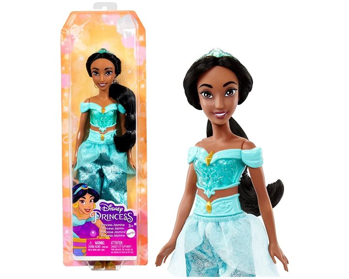 Mattel Disney Princess Jasmine Βασικές Κούκλες 30 εκ.