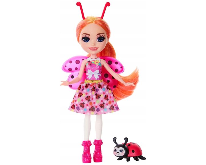 Mattel Enchantimals Glam Party Ladonna Ladybug and Waft