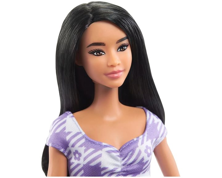 Mattel Barbie Fashionistas - Κούκλα Barbie Με Μαύρα Μαλλιά Και Ψηλό Σωματότυπο