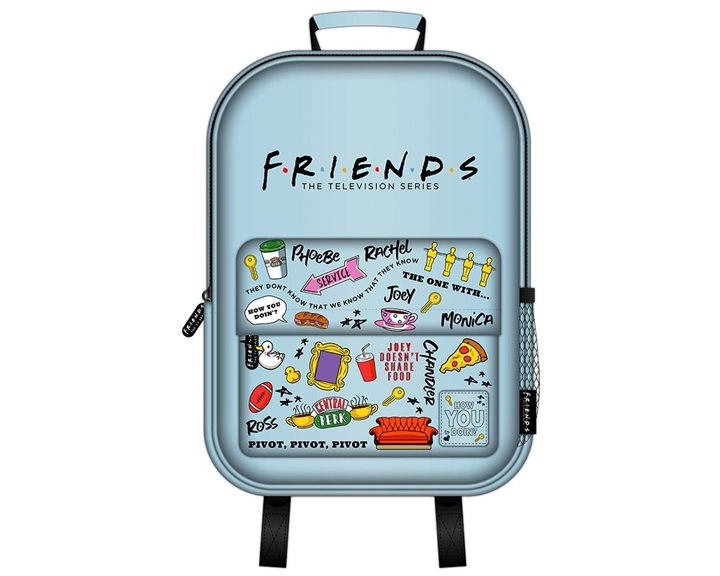 Friends Patch Backpack - Blue Icons