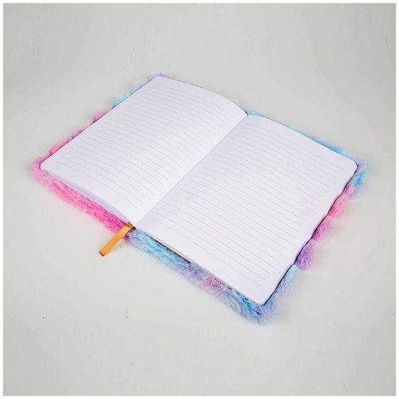 Tie Dye A5 Plush Lined Notebook