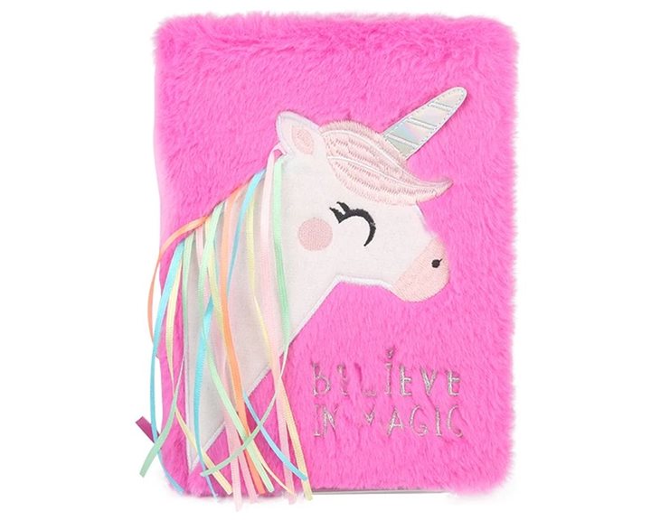 Believe In Magic A5 Plush Lined Notebok