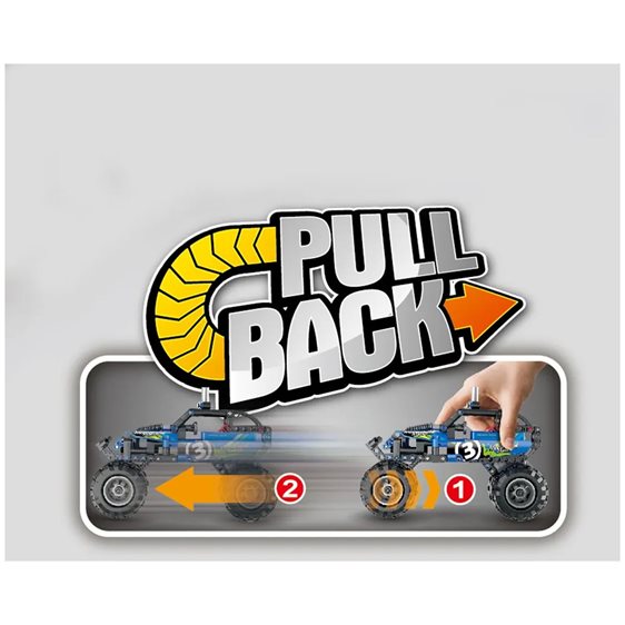Pull Back Off-Road Vehicle - 193 pcs