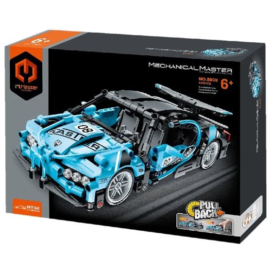 Pull Back Blue Racer - 507 pcs