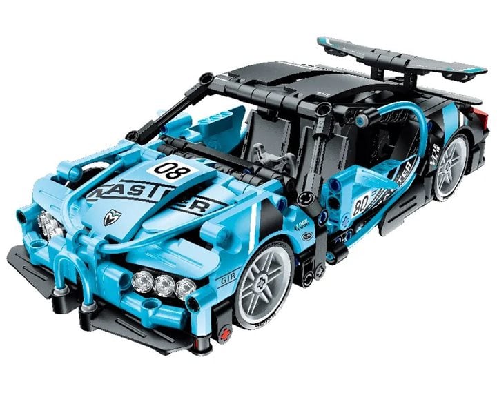 Pull Back Blue Racer - 507 pcs