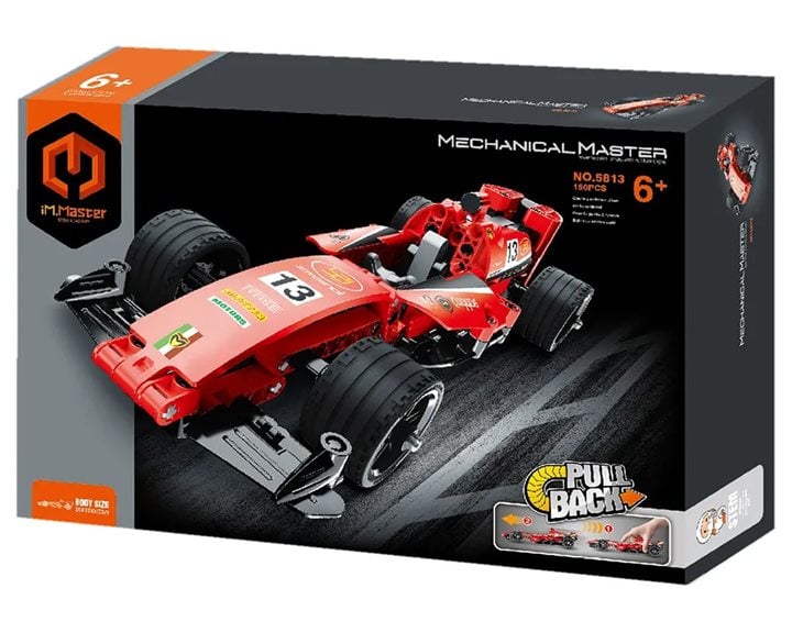 Pull Back F1 Racing Car - 150 pcs