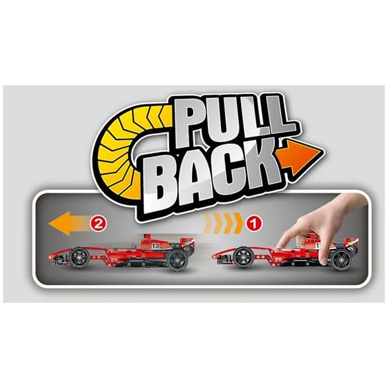 Pull Back F1 Racing Car - 150 pcs