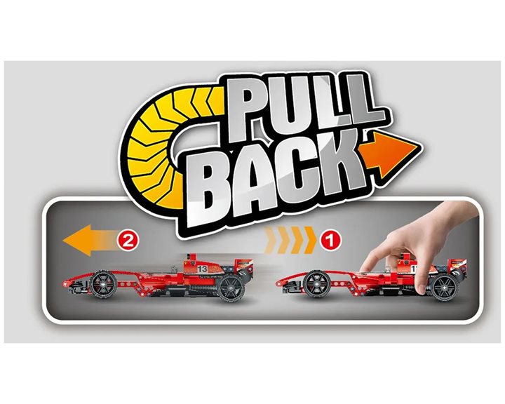 Pull Back F1 Racing Car - 150 pcs