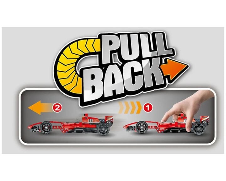 Pull Back F1 Racing Car - 150 pcs