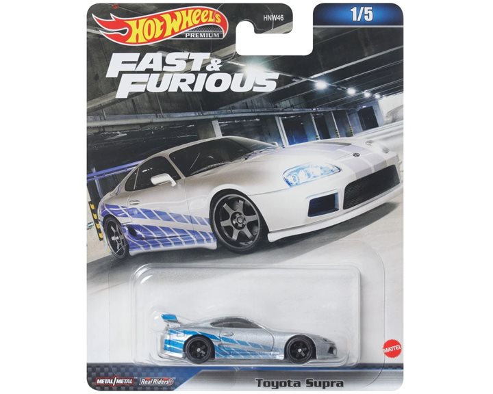 Mattel Hot Wheels Αυτοκινητάκια Premium Fast and Furious Toyota Supra