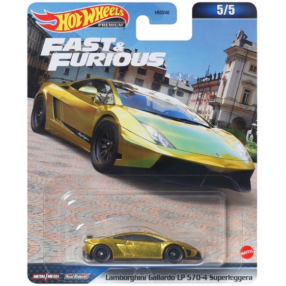 Mattel Hot Wheels Αυτοκινητάκια Premium Fast and Furious Lamborghini Gallardo LP 570-4 Superleggera