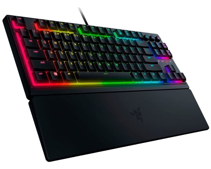 Razer Ornata V3 Tenkeyless - Mecha Membrane Gaming Keyboard - Low Profile - UV Coated Keycaps - GR