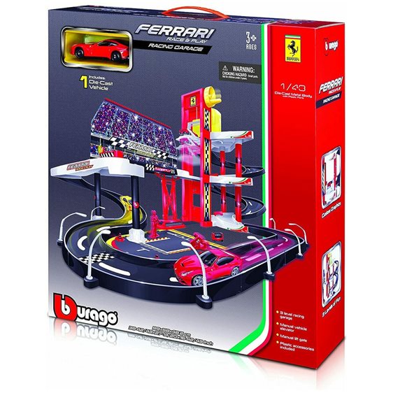 Bburago Πίστα Ferrari Racing Garage για 3+ Ετών