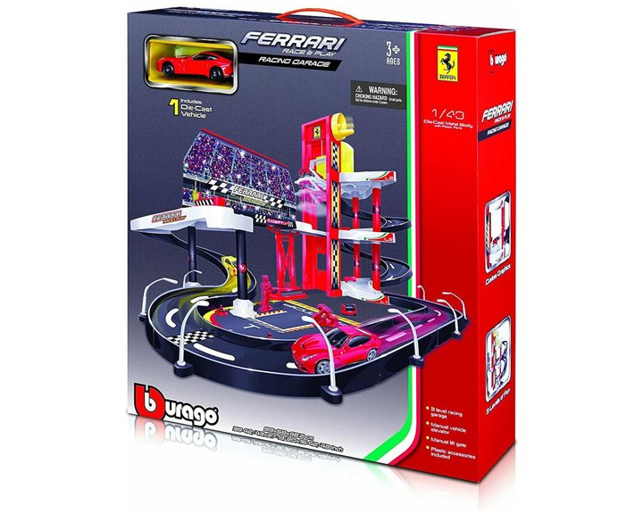 Bburago Πίστα Ferrari Racing Garage για 3+ Ετών