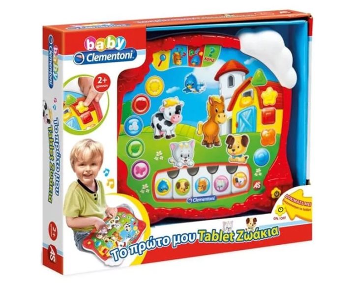 Clementoni Baby As Company Βρεφικό Εκπαιδευτικό Πρώτο Μου Tablet Για 24+ Μηνών