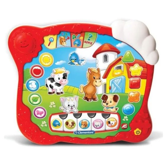 Clementoni Baby As Company Βρεφικό Εκπαιδευτικό Πρώτο Μου Tablet Για 24+ Μηνών