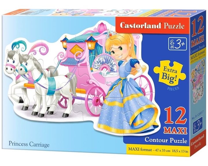 Παζλ Castorland 12 maxi Princess Carriage 47x33 B-120017