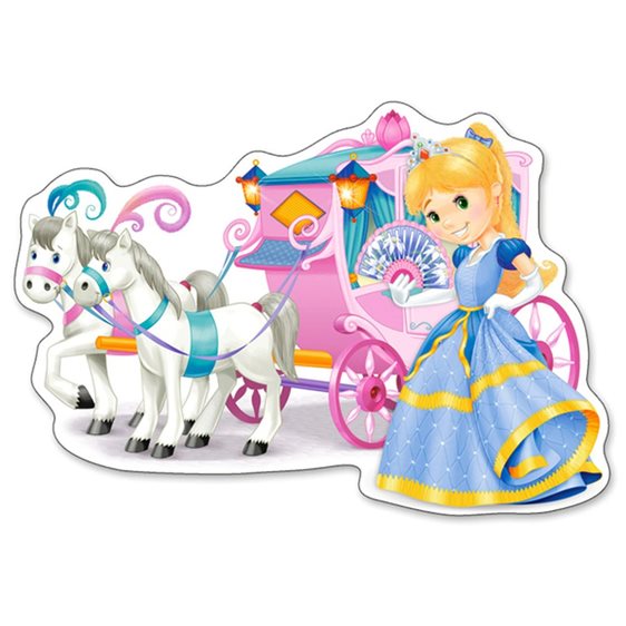 Παζλ Castorland 12 maxi Princess Carriage 47x33 B-120017